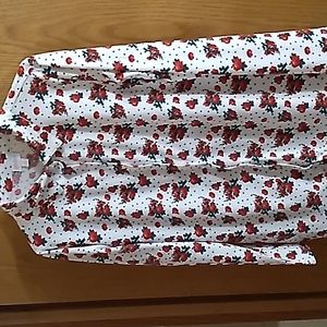 Valentina roses and dots top